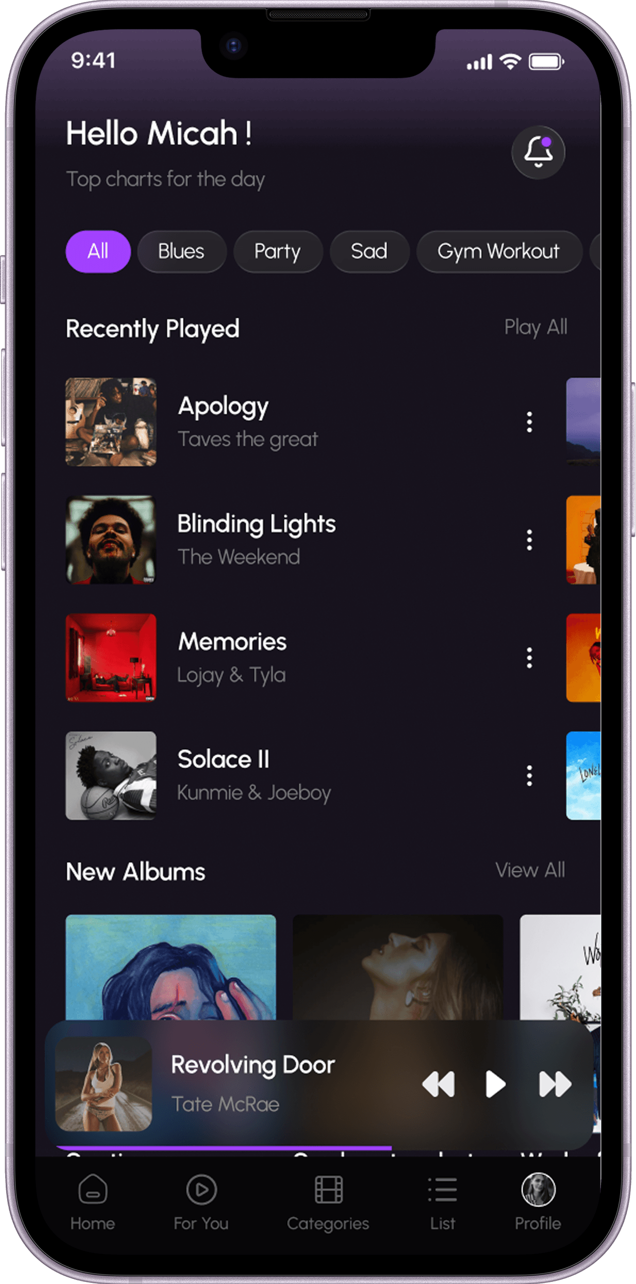 Financial app — bill payment chat iOS